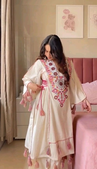 Premium Quality Khadi Cotton Co-Ord Set - M