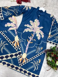 Designer Cotton Co-Ord Set - L