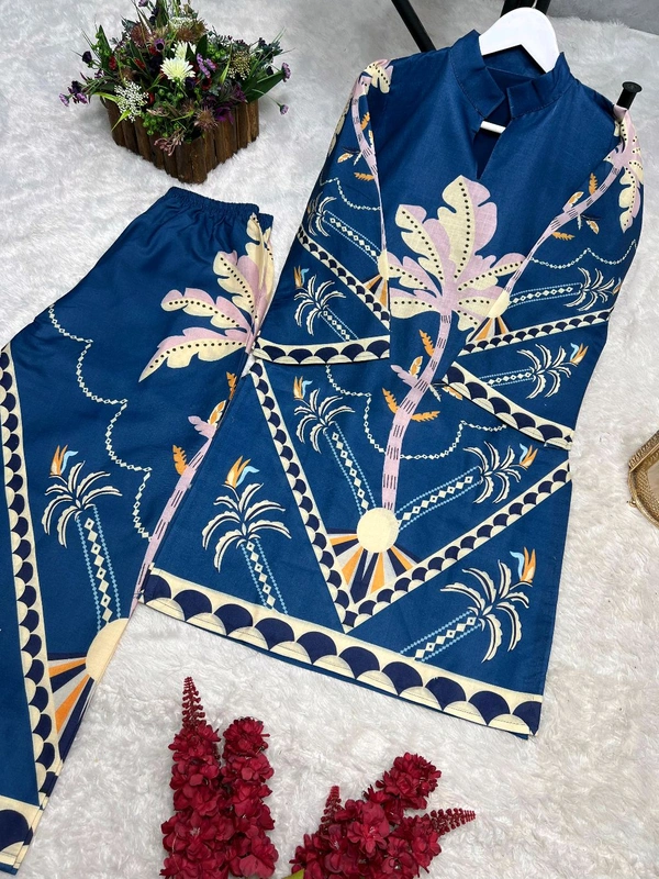 Designer Cotton Co-Ord Set - XL