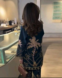 Designer Cotton Co-Ord Set - XXL