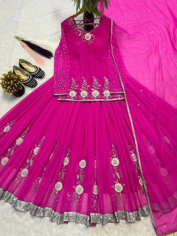 Hina Khan Indo Western Lehenga - XL