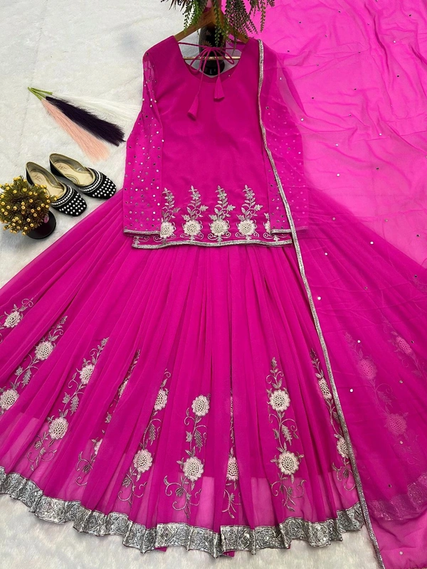 Hina Khan Indo Western Lehenga - XL