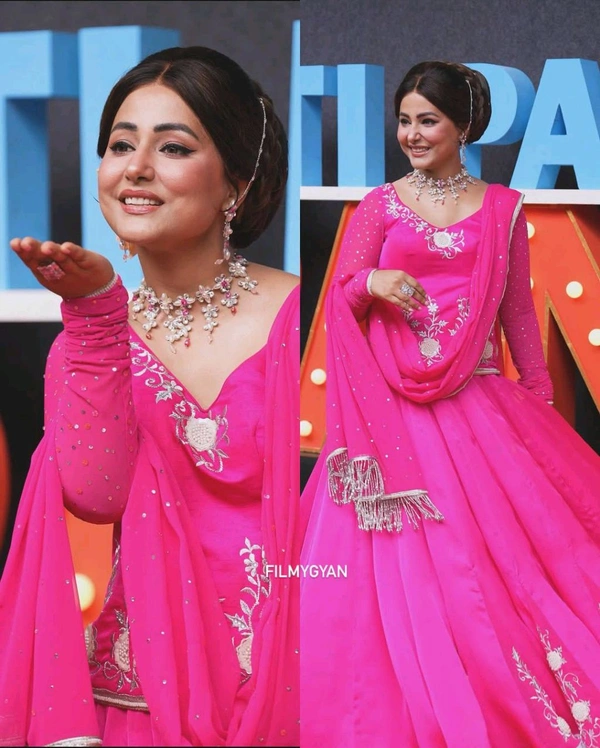 Hina Khan Indo Western Lehenga - XXL