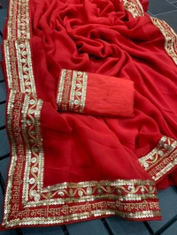 Sada Saubhagyavati Bhava Saree With Blouse