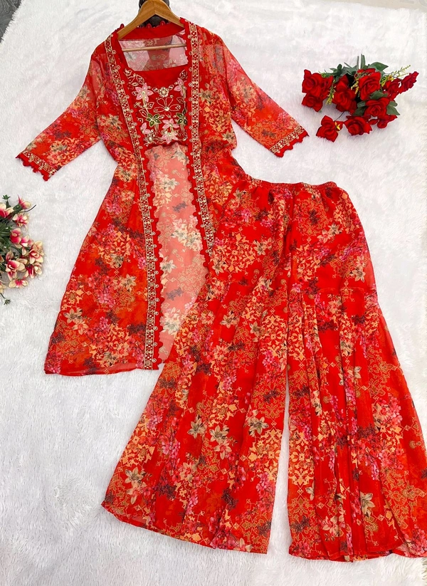 Mrunal Thakur Inspired Indo Western Outfit - XL