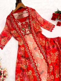 Mrunal Thakur Inspired Indo Western Outfit - XXL With 3XL Margin