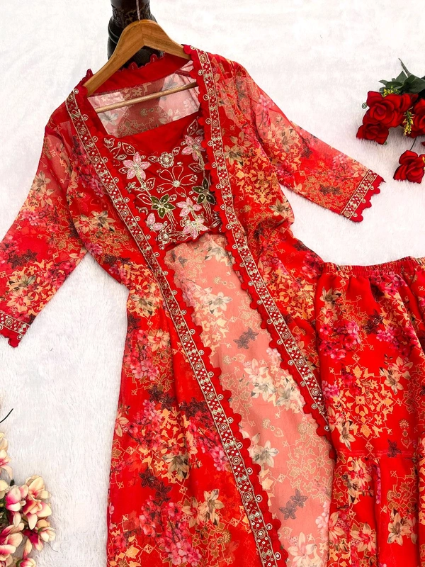 Mrunal Thakur Inspired Indo Western Outfit - XXL With 3XL Margin
