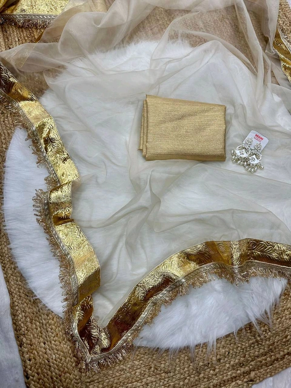 Kajol Inspired Saree With Blouse Piece