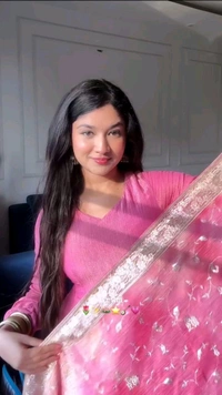Festive Special Chinon Anarkali Suit - M