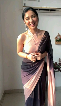 Customer Choice Ready To Wear Saree With Blouse Piece