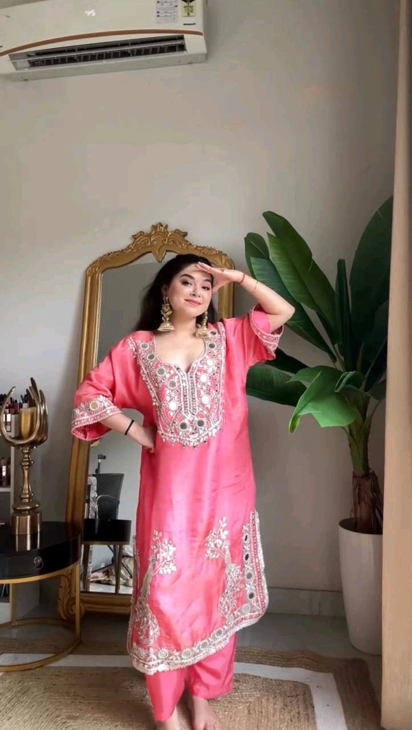 Festive Special Mirror Work Sharara Suit - XXL With 3XL Margin