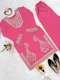 Festive Special Mirror Work Sharara Suit - XXL With 3XL Margin