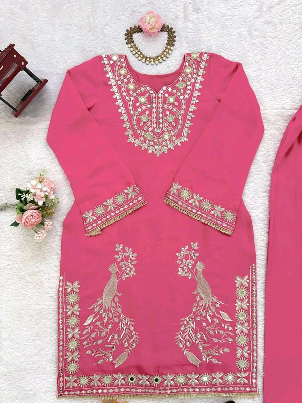 Festive Special Mirror Work Sharara Suit - XXL With 3XL Margin