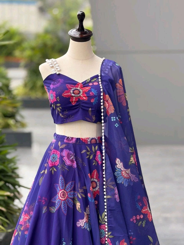 Ready To Wear Organza Lehenga