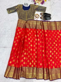 Jequard Zip And Go Saree Gown - XXL
