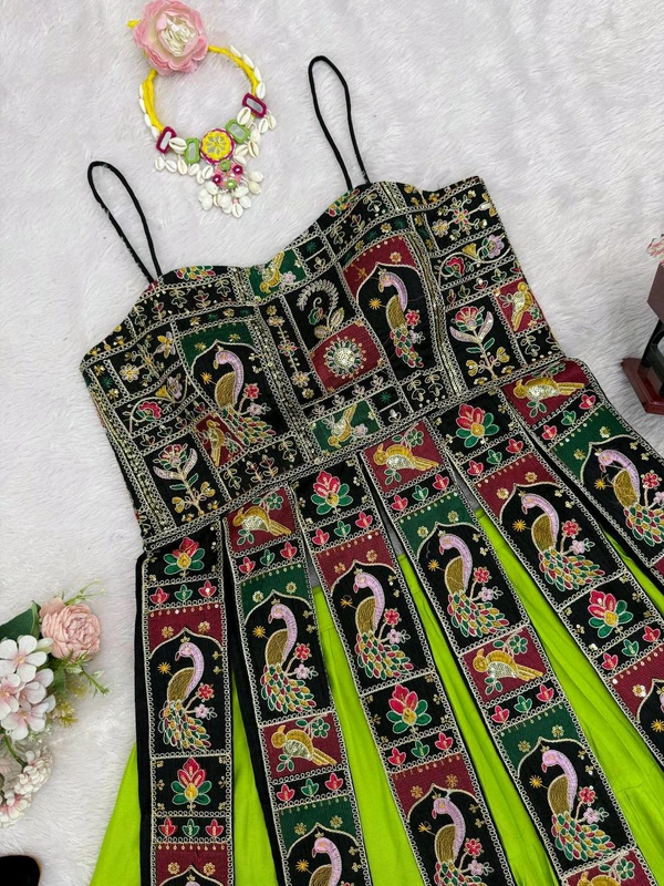 Navratri Special Indo Western Lehenga - XL