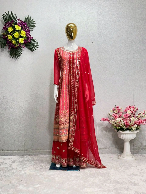 Festive Season Special Heavy Sharara Suit - Free Size Upto 42inch
