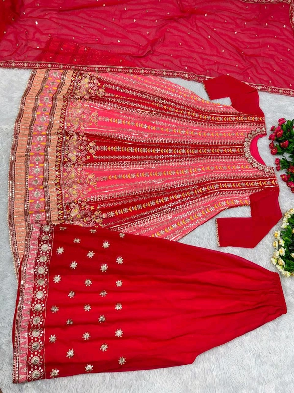 Festive Season Special Heavy Sharara Suit - Free Size Upto 42inch