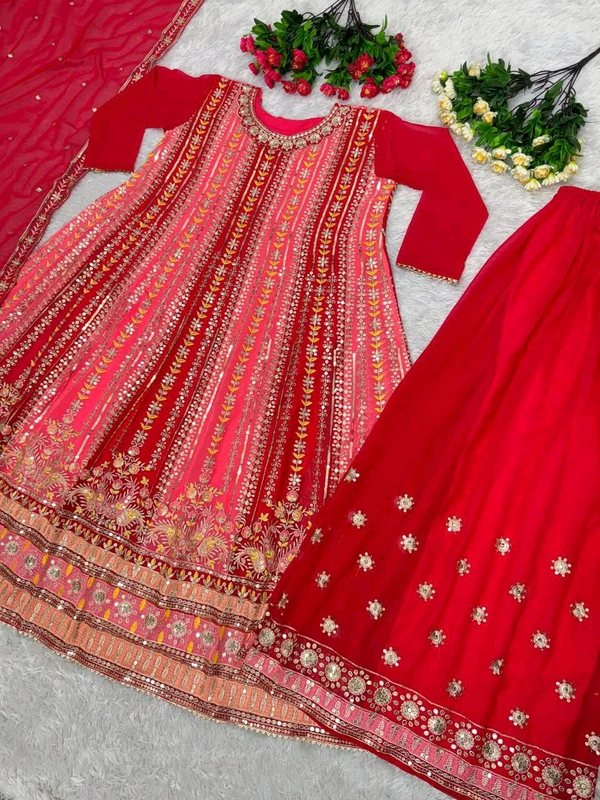 Festive Season Special Heavy Sharara Suit - Free Size Upto 42inch