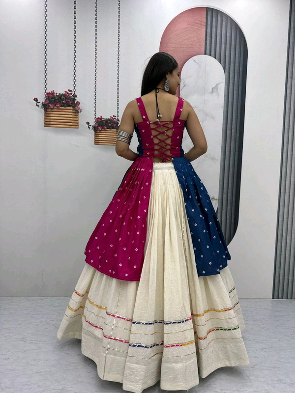 Real Modelling Navratri Lehenga With Full Flair - M Upto L Margin, Color 1