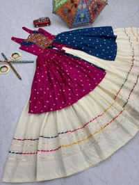 Real Modelling Navratri Lehenga With Full Flair - M Upto L Margin, Color 1