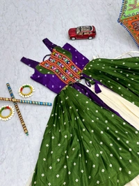 Real Modelling Navratri Lehenga With Full Flair - XL Upto XXL Margin, Color 2