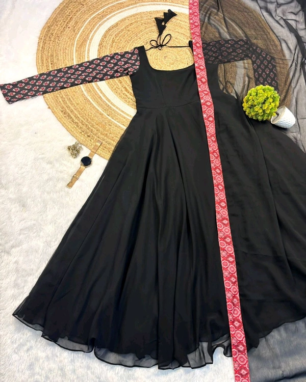 Remo Keerthi Suresh Mam Inspired Gown With Dupatta - XXL