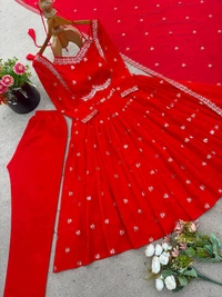 Karwa Chauth Special Fully Readymade Heavy Suit - XL