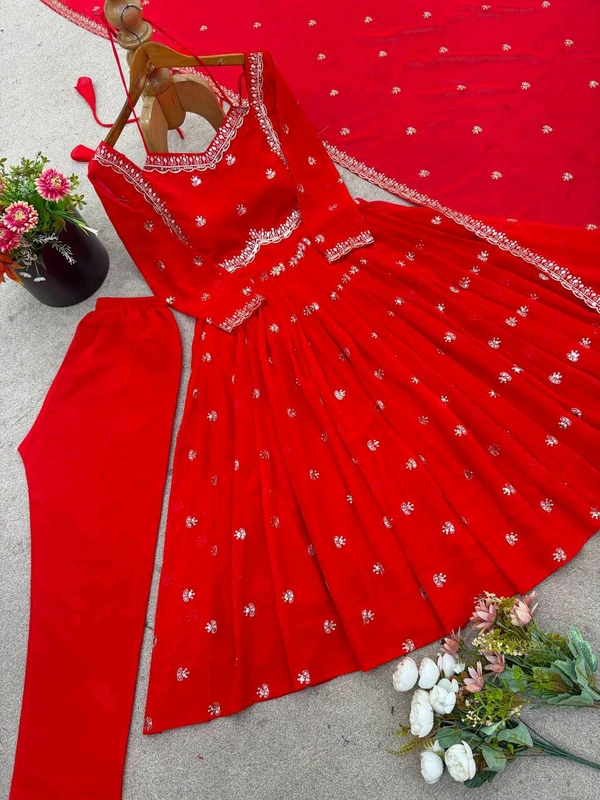 Karwa Chauth Special Fully Readymade Heavy Suit - XL