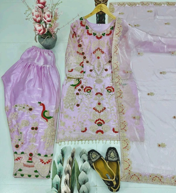 Heavy Designer Jimmo Choo Plazzo Suit - XL, Lavender