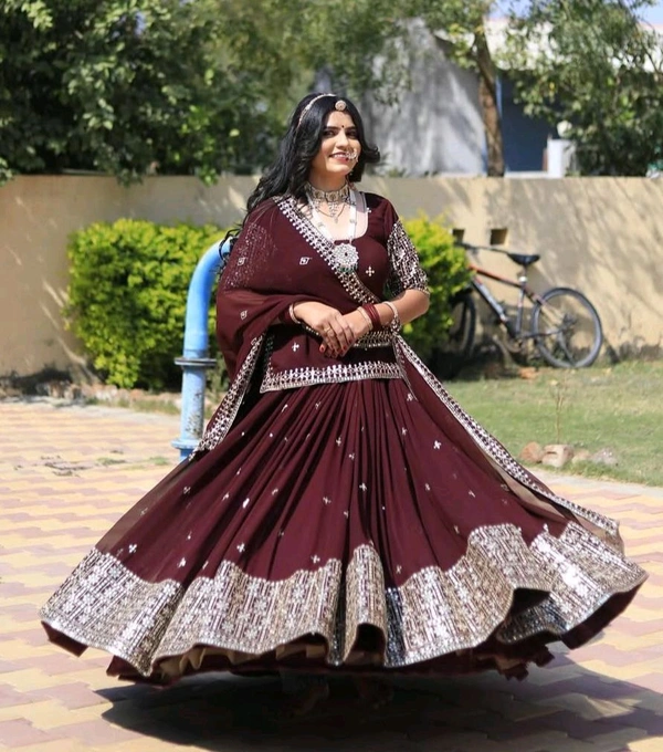 Ready To Wear Indo Western Lehenga - M