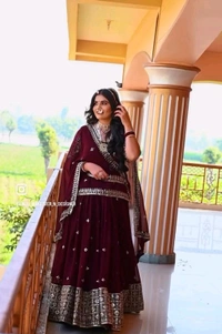 Ready To Wear Indo Western Lehenga - M