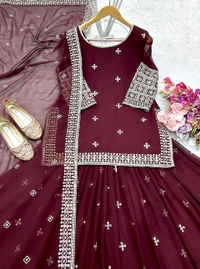 Ready To Wear Indo Western Lehenga - XL