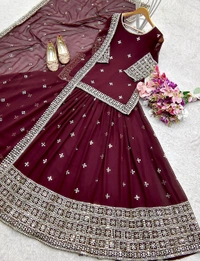 Ready To Wear Indo Western Lehenga - XL