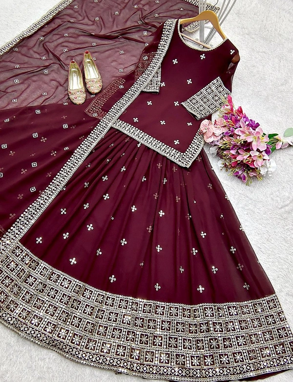 Ready To Wear Indo Western Lehenga - XL
