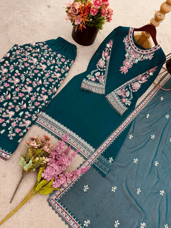 Mehendi Function Special Punjabi Dhoti Suit - L