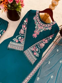 Mehendi Function Special Punjabi Dhoti Suit - XL