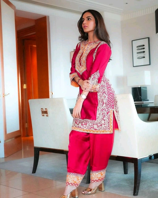 Jasmin Bhasin Ispired Plazzo Suit - Free Size Upto 42inch