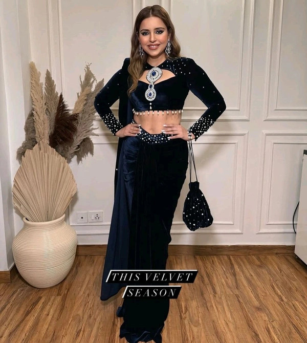 Ready To Wear Indo Western Drape Lehenga Saree