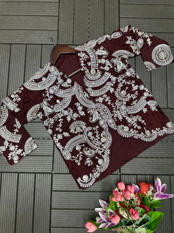 Beautiful Ready To Wear Saree With Koti