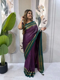 Highest Demanding Zip And Go Saree - M