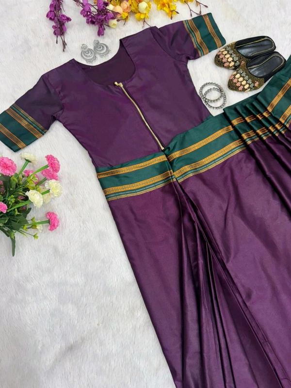 Highest Demanding Zip And Go Saree - M