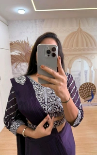 Ready To Wear Saree With Belt