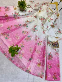 Trending Shaded Color Heavy Anarkali Suit - Pink, L