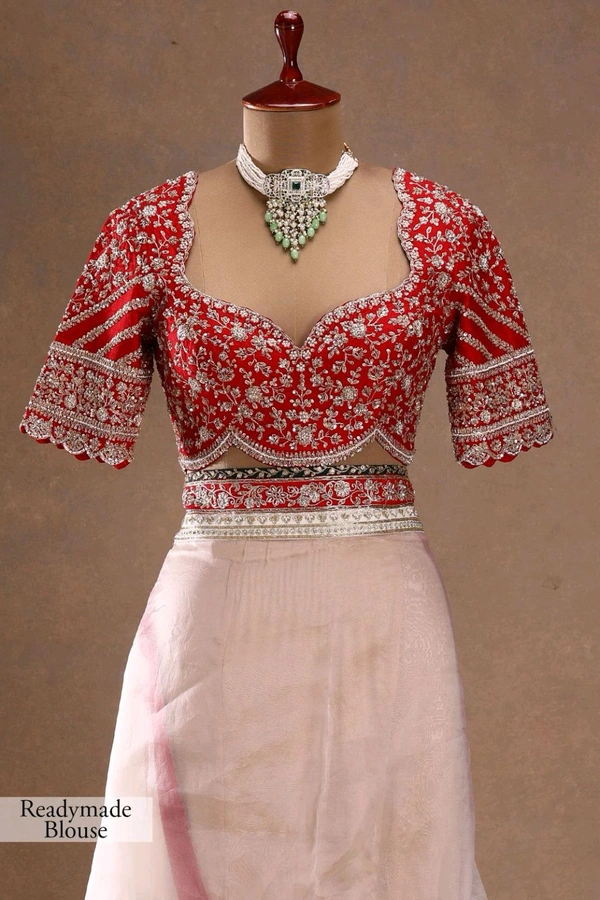 Dual Sequence coding Work Space Silk Saree With Blouse Piece