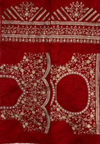 Dual Sequence coding Work Space Silk Saree With Blouse Piece