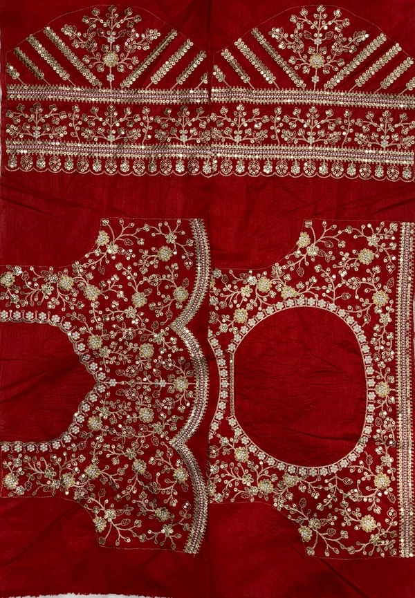 Dual Sequence coding Work Space Silk Saree With Blouse Piece