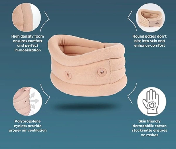 Tynor Cervical Collar Soft with Support - M