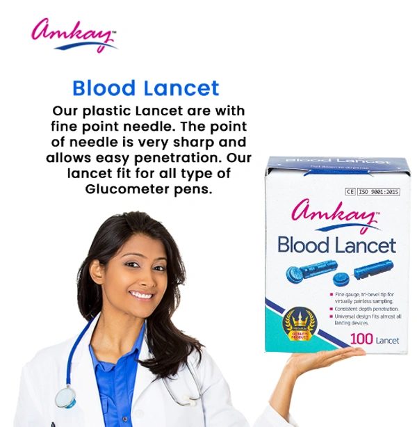 Amkay Blood Lancets (Needle)