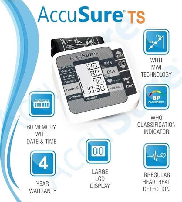 AccuSure Automatic Blood Pressure Machine